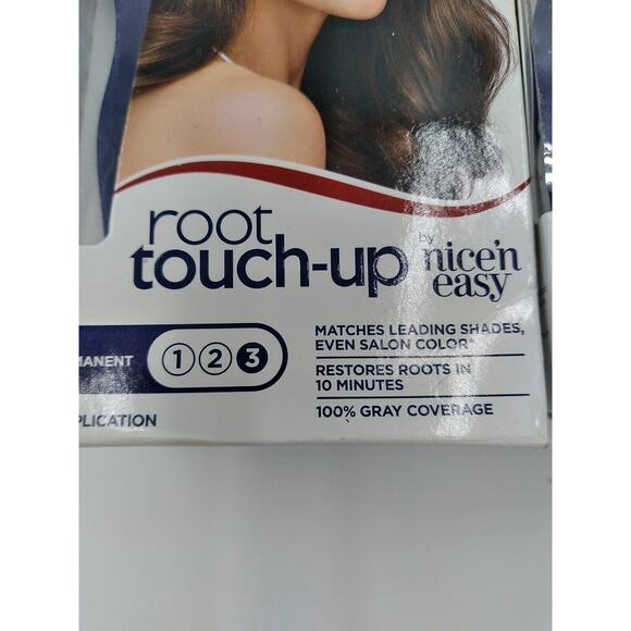 (3) Pack Clairol Nice N Easy Root Touch-Up Kit Hair Color 4 Dark Brown Shades - Picture 4 of 5